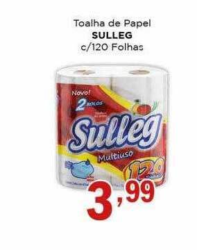 Supermercados Mundial Toalha de papel sulleg oferta