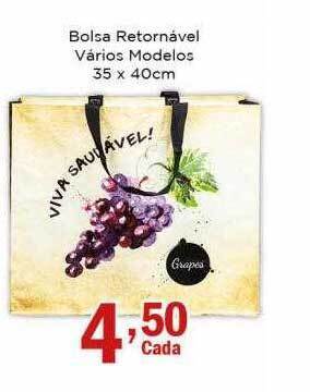 Bolsa retornável vários modelos