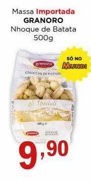 Supermercados Mundial Massa importada granoro nhoque de batata oferta