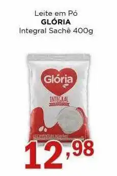 Supermercados Mundial Leite em pó glória integral oferta