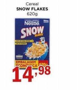 Supermercados Mundial Cereal snow flakes oferta