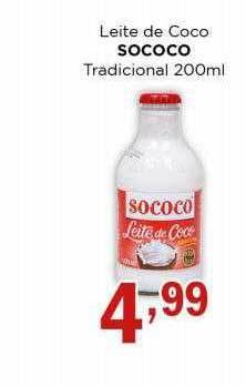 Supermercados Mundial Leite de coco sococo tradicional oferta