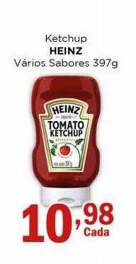 Supermercados Mundial Ketchup heinz vários sabores oferta
