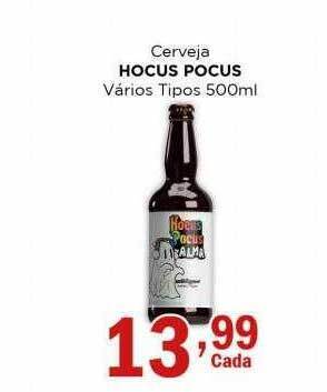 Supermercados Mundial Cerveja hocus pocus vários tipos oferta