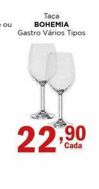 Taça bohemia gastro vários tipos