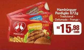 Supermercados Mundial Hambúrguer perdigão oferta