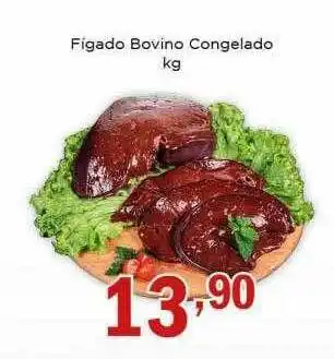 Supermercados Mundial Figado bovino congelado oferta