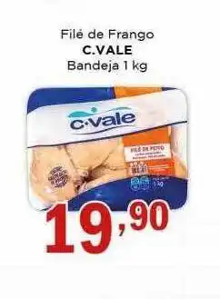 Supermercados Mundial Filé de frango c. vale oferta