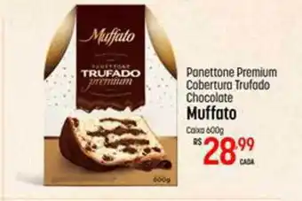 Muffato Panettone premium cobertura trufado chocolate muffato caixa oferta