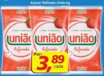 Supermercados Guanabara Acucar Refinado Uniao 1kg oferta