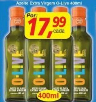 Supermercados Guanabara Azeite Extra Virgem O-Live 400ml oferta