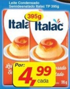 Supermercados Guanabara Leite Condensado Semidesnatado Italac 395g oferta