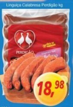 Supermercados Guanabara Linguica calabresa Perdigao 1kg oferta