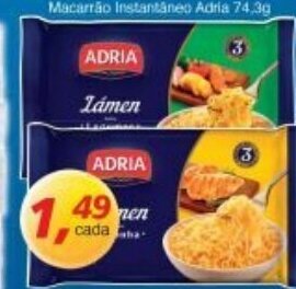 Macarrao Instantaneo Adria 74.3g