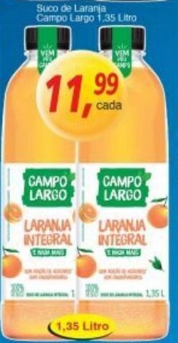 Supermercados Guanabara Suco de Laranja Campo Largo 1.35L oferta