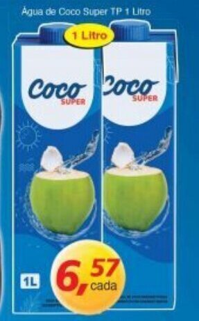 Supermercados Guanabara Agua de Coco Super TP 1L oferta