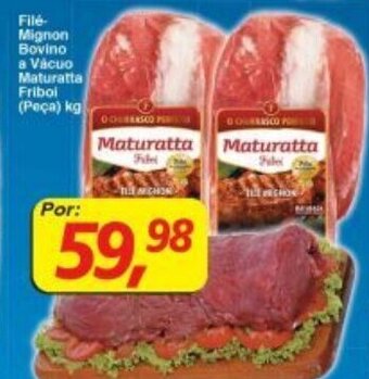 Supermercados Guanabara File Mignon Bovino a vacuo Maturatta Friboi 1kg oferta