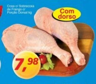 Supermercados Guanabara Coxa c/ Sobrecoxa de Frango c/ Porcao Dorsal 1kg oferta