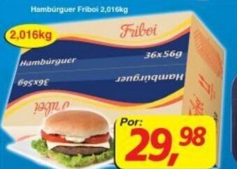 Supermercados Guanabara Hamburguer Friboi 2.016kg oferta