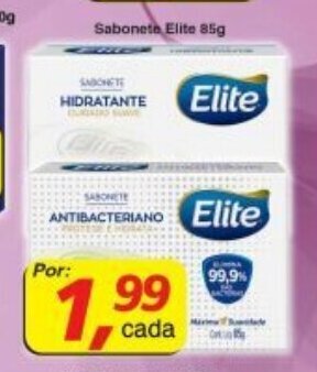 Supermercados Guanabara Sabonete Elite 85g oferta