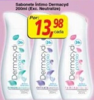 Supermercados Guanabara Sabonete Intimo Dermacyd 200ml oferta