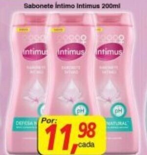 Supermercados Guanabara Sabonete Intimo Intimus 200ml oferta