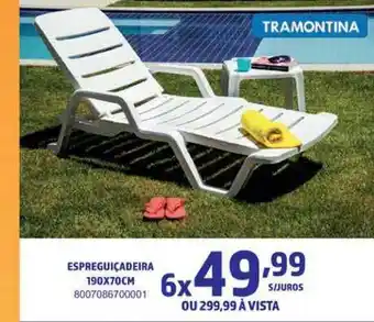 Espreguiçadeira 190x70cm Tramontina