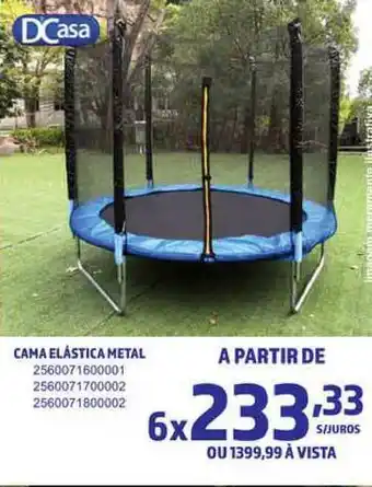 Cama Elástica Metal Dcasa