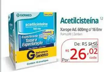Acetilcisteína Xarope Ad.