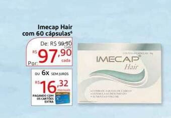 Imecap Hair Com 60 Cápsulas