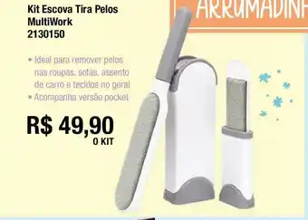 Kit Escova Tira Pelos Multiwork 2130150