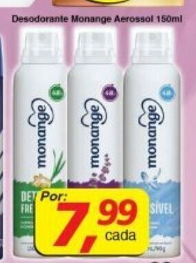 Supermercados Guanabara Desodorante Monange Aerossol 150ml oferta