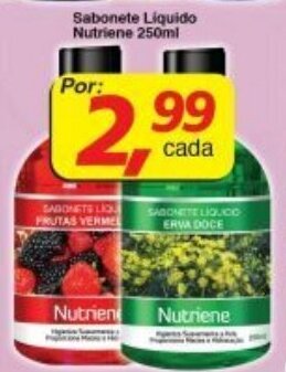 Supermercados Guanabara Sabonete Liquido Nutriene 250ml oferta
