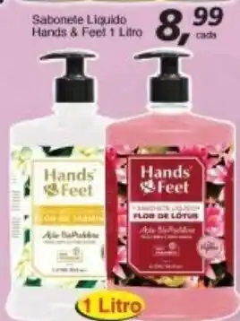 Supermercados Guanabara Sabonete Liquido Hands & Feet 1L oferta