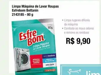 Multicoisas Limpa Máquina De Lavar Roupas Esfrebom Bettanin 2143185 80g oferta