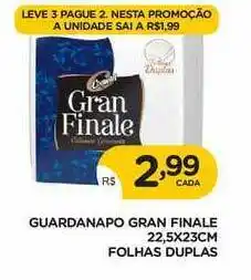 Guardanapo Gran Finale Folhas Duplas