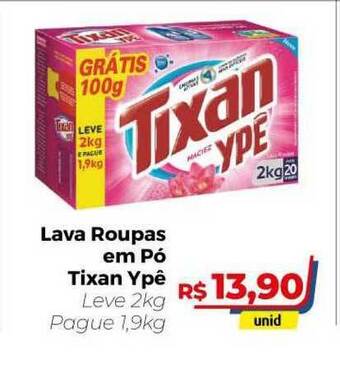 Hiper Moreira Lava Roupas Em Pó Tixan Ypê oferta