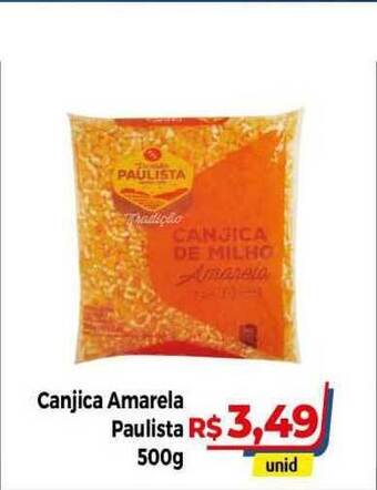 Hiper Moreira Canjica Amarela Paulista 500g oferta