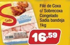 Costazul Supermercados Filé de coxa c/sobrecoxa sadia 1kg oferta