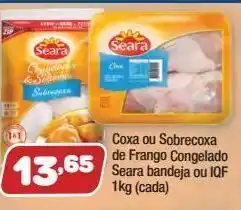 Costazul Supermercados Coxa ou sobrecoxa de frango seara oferta