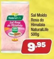 Sal moído rosa do natural life 500g