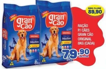 Costazul Supermercados Ração para cães gran cão 8kg oferta