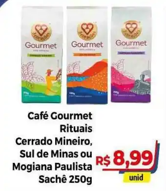 Hiper Moreira Café Gourmet Rituais Cerrado Mineiro, Sul De Minas Ou Mogiana Paulista oferta