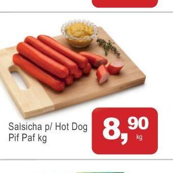 Mineirão Atacarejo Salsicha para hot dog oferta