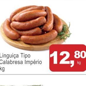 Mineirão Atacarejo Linguiça tipo calabresa império oferta