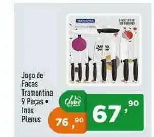 Supermercados Pague Menos Jogo De Facas Tramontina oferta