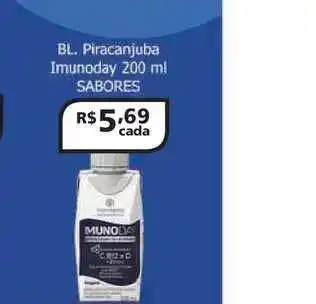 Drogarias Tamoio Bl. Piracanjuba Imunoday Sabores 200ml oferta