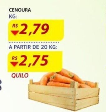 Assaí Atacadista Cenoura 1kg oferta