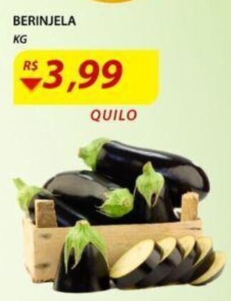 Assaí Atacadista Berinjela 1kg oferta