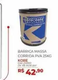 Amoedo Barrica masas corrida pva 25kg kobe oferta